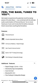 Zánovní sluchátka Skullcandy Crusher EVO X BURTON - 8