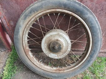 Prodám - výfuk a kolo na moto. - 8