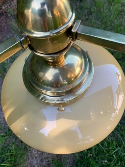 Dlouhý mosazný lustr - 8