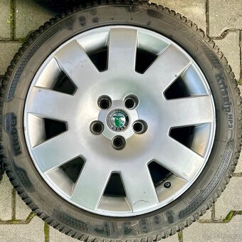 Sada kol - Škoda 5x112 R17 - Octavia, Superb - 8