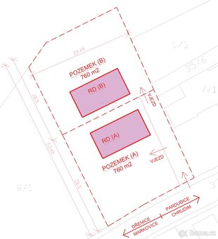 Prodej stavebního pozemku 1516 m² -  Medlešice, Chrudim - 8