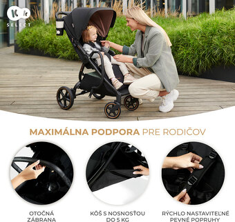 Prodám nový sportovní kočářek Kinderkraft Select Mitzy-výhra - 8
