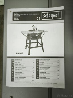 Stolní pila Scheppach HS 100 S - 8