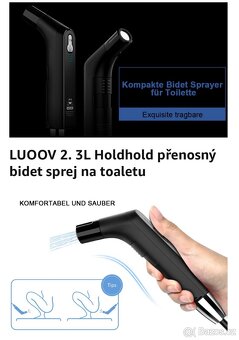 Přenosný bidet se zásobníkem vody 2,3 l - 8
