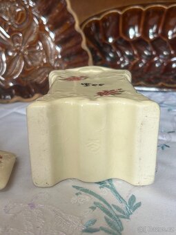 Stará keramická dóza na čaj - 8