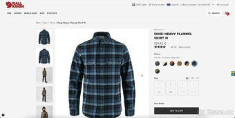 Nová košile Fjallraven Singi Heavy Flannel Shirt M - 8
