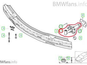 ‼️Přední chladičová stěna - BMW e46 - 8