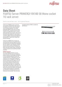 Fujitsu Primergy RX100 S8 16GB RAM 120GB SSD SLEVA - 8