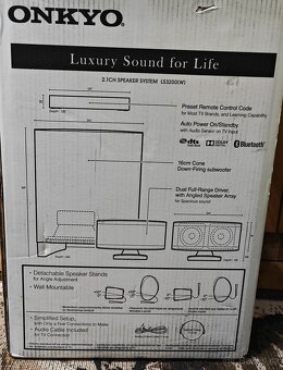 Onkyo 2.1 DTS Dolby digital bluetooth nové - 8