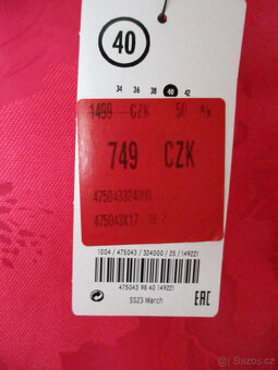 Slavnostní šaty květované růžové Orsay 40 L nové - 8