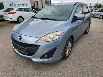 Mazda 5,1.6D,85kw, rok 2012,nová STK. 7míst - 8