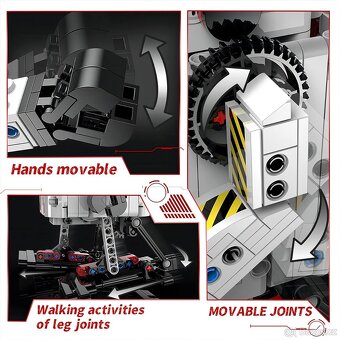 Programovatelná RC stavebnice (robot) - 475 dílků - 8