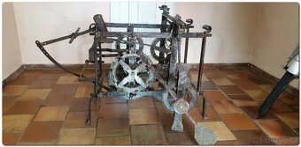 Věžní hodiny, kostelní hodiny, mechanismus věžních hodin pře - 8