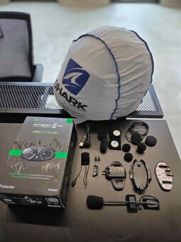 Moto Helma Shark Evo-One Astor + Interphone Active - 8