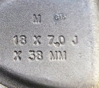 18"LETNÍ OBUTÁ ATRACITOVÁ ALU KOLA 5x105 OPEL MOKKA+ČIDLA - 8