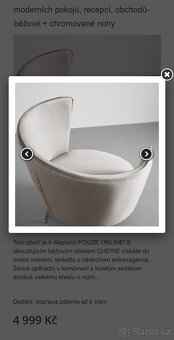 Semišové křeslo - 8