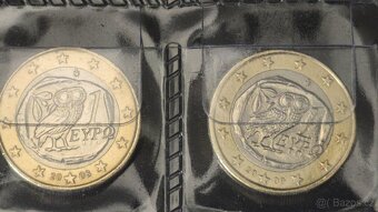 11 kusů / 1 Euro Řecko 2002 - 2011 sada - 8