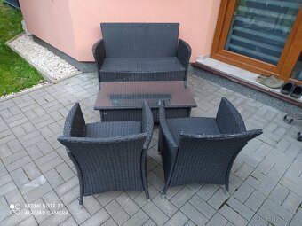 ZAHRADNÍ - TERASOVÝ SET - 4ks zánovní - 8
