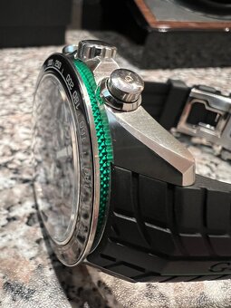Graham Silverstone skeleton British zavodni zelene hodinky - 8
