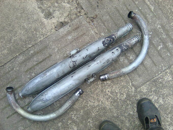 Jawa 250/350 Panelka - kryty řetězu a motoru,brzdy,tacho.... - 8