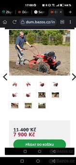 Obracecí pluh ke kultivátoru MS 07 Mountfield, nebo i VARI - 8