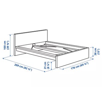 TOP - postel MALM 180x200 cm - 8