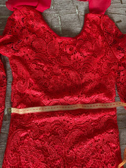 Krajkové šaty večerní, vel.M - 8