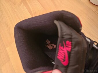 Air Jordan 1 Bred Toes - 100% replika, EU 46 - 8