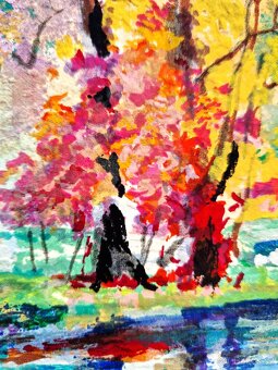 DIMITRI POLAK (podpísaný) impresionistická krajina, serigraf - 8