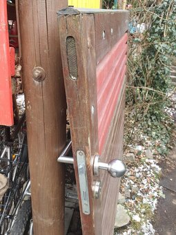 Vrátka branka dřevo železo - 8