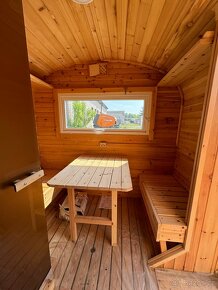 CEDROVÁ luxusní sauna 4m / 2.2m prům. SKLADEM - 8