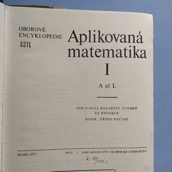 Aplikovaná matematika - oborová encyklopedie dva díly - 8