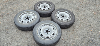 Plechové disky Škoda 5x100 5x14 ET35 165/70r14 Sava S3 zimní - 8