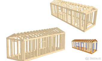 Nevyužitá konstrukce mini-domku - chata - dům - 8