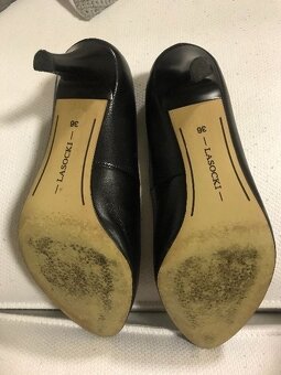 Kožené lodičky, střevíce Lasocki, černé - 8