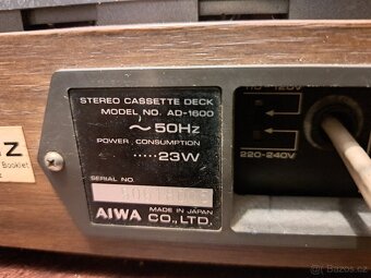 Tape deck Aiwa AD-1600 Krasavec s luxusním zvukem - 8