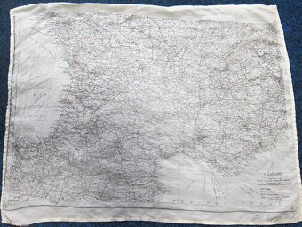 Útěková mapa pilotů RAF a USAAF - II.světová válka - 8