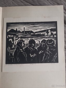 Volná grafika soubor 10ks 1955 - 8