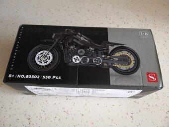 Stavebnice motocyklu Harley, kompatibilní s LEGO - 8