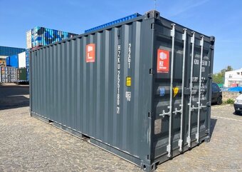 Skladový kontejner 20' - ČESKÁ TŘEBOVÁ - RAL 7016 - 8