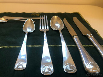 Stříbrné příbory 925, USA, krabička na příbory, Anglie, ne 8 - 8