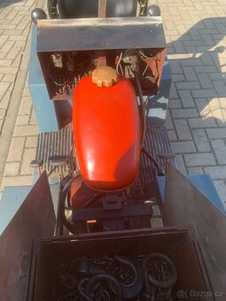 Malotraktor domácí výroby.Motor Čz 150. - 8