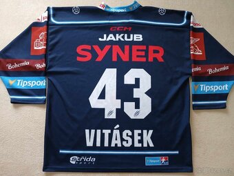 Hokejový dres HC Bílí tygři Liberec Ondřej Vitásek - 8
