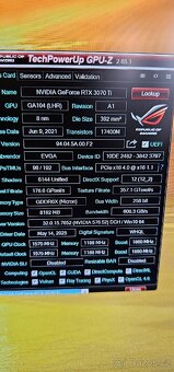 EVGA GeForce RTX 3070 Ti FTW3 ULTRA GAMING 8GB GDDR6X - 8