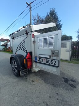 Přívěsný vozík na psy dvoubox WT Metal - 8