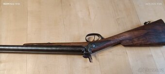 Perkusní lovecká puška v moc pěkném původním stavu. - 8