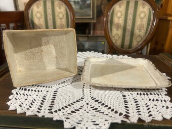 Keramická dóza na máslo ručně malovaná - 8