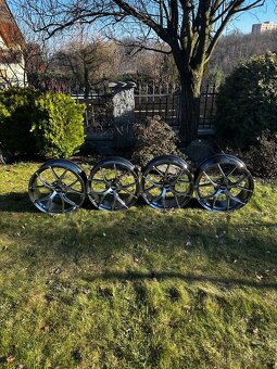 Stříbrné kola 19” BBS styl - 8
