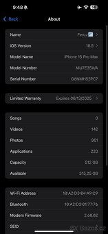 iPhone 15 Pro Max 512 Natural Titanium + Pitaka magEZ 5.0 Ca - 8