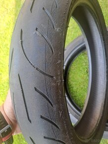 Pneumatiky přední 120/70-17 prakticky nove vyprodej - 8